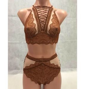 Victoria secret lace lingerie set